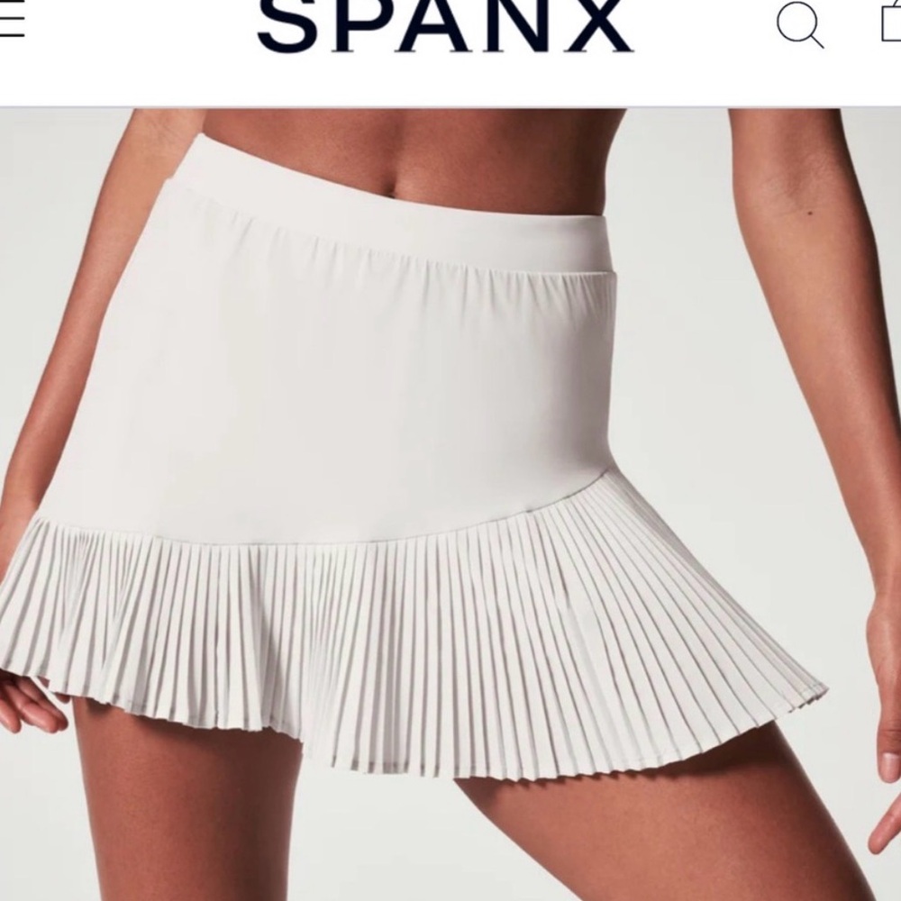 SPANX Women's Putty Pleated Mini Skirt Ladies XL